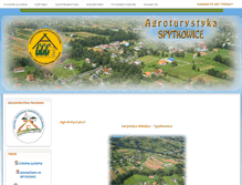 Tablet Screenshot of agroturystyka.spytkowice.pl